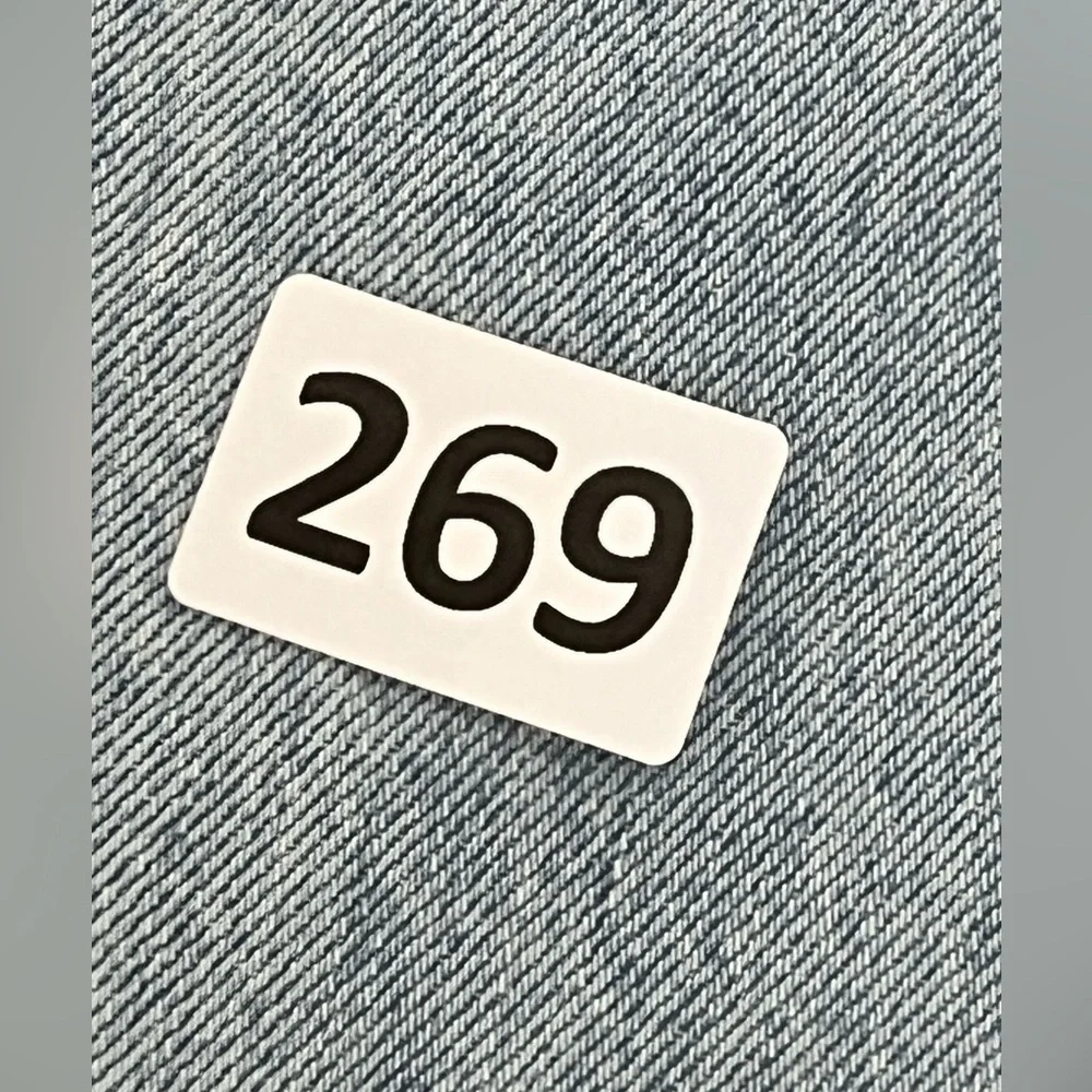 NWT Everlane Size 27 The Rigid Slouch Jean Vintage Sky Blue High Rise Denim - Picture 15 of 15